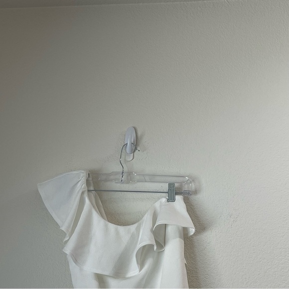 SHOW ME YOUR MUMU Ophelia Ruffle Bodysuit Color Bone Stretch - Picture 10 of 12